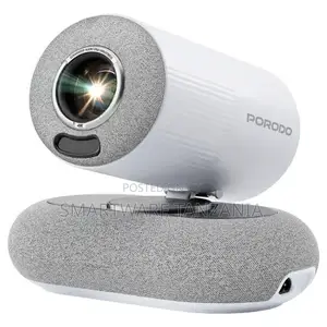 Porodo Lumacast Smart Full HD Projector, 230 ANSI Lumens, Android 13