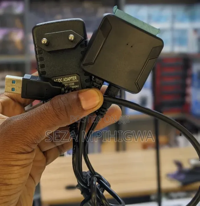 USB 3.0 to SATA Adapter Cable With 12V Power Adapter (For 2.5" & 3.5"