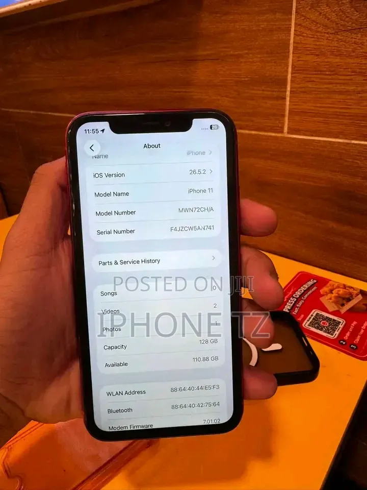 New Apple iPhone 11 128 GB Red