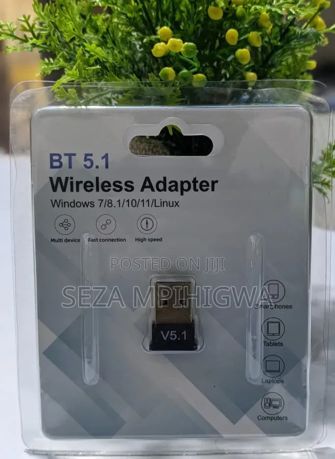 ​Bluetooth 5.1 USB Wireless Adapter Dongle (Windows/Linux)