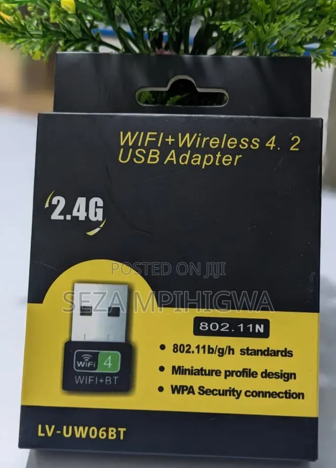 ​2-in-1 Mini USB Wi-Fi & Bluetooth 4.2 Adapter (LV-UW06BT)