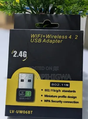 ​2-in-1 Mini USB Wi-Fi & Bluetooth 4.2 Adapter (LV-UW06BT)