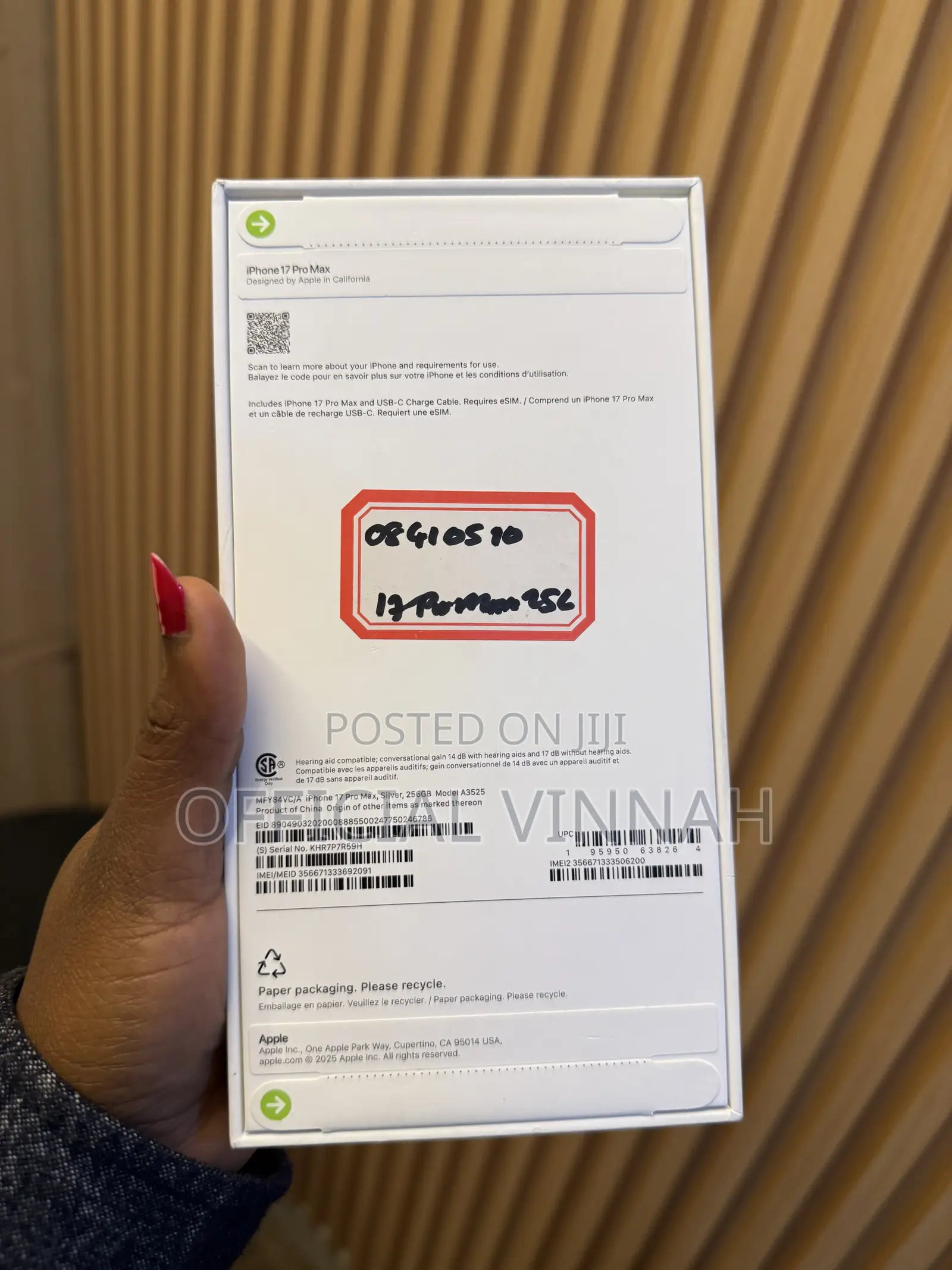 New Apple iPhone 17 Pro Max 256 GB Silver