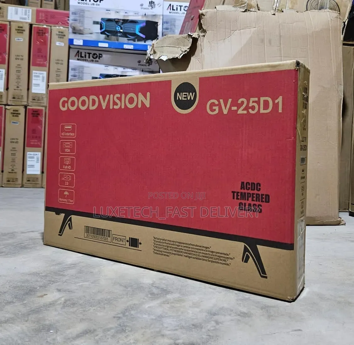 Goodvision 25" Led TV Hd Resolution
