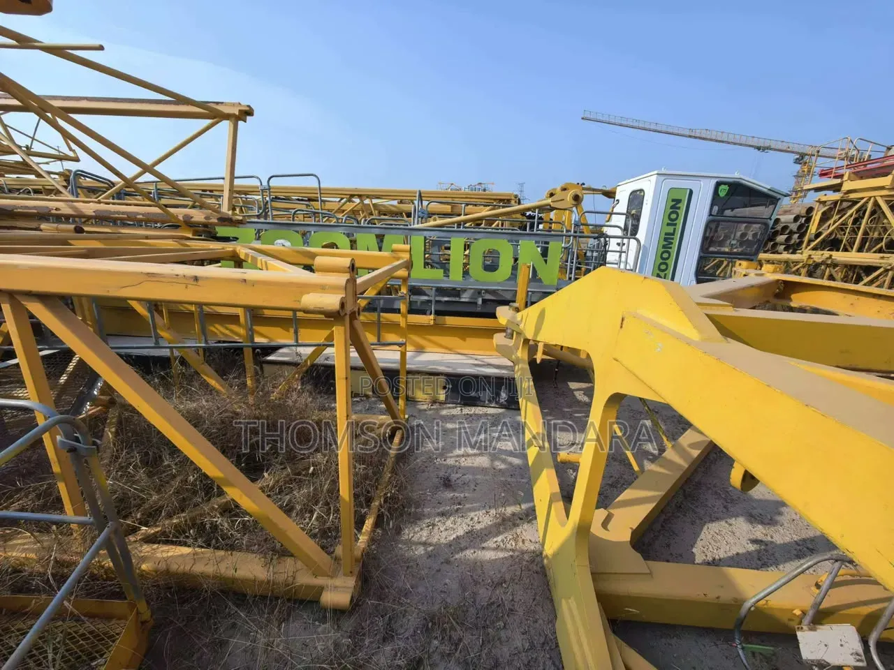 For Importation: 2021 Used Zoomlion Wa5610-6 Tower Crane