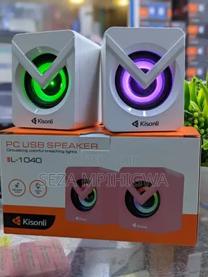 *PC USB Speaker L-1040* ` Circulating Colorful Breathing Lights