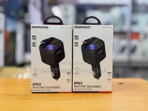 Porodo Apollo Multi-Port Car Charger With 45W PD and 18W QC, USB-C