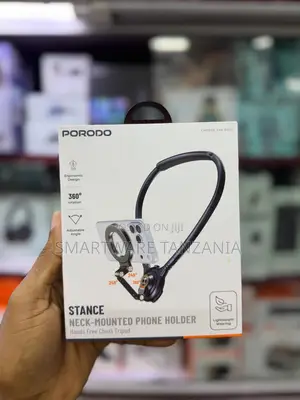 Porodo STANCE Neck-Mounted Phone Holder With 360-Degree Rotation