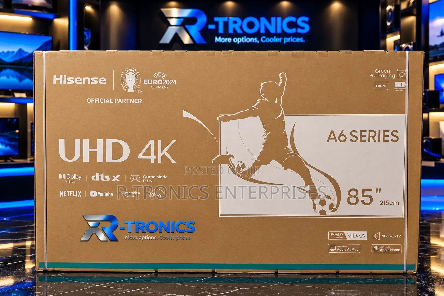 Hisense A6 Series 85-Inch 4K UHD Smart TV