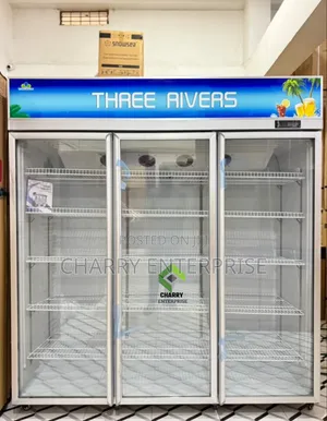 Three Rivers Showcase Fridge 1350L Beverage Cooler Display Fridge