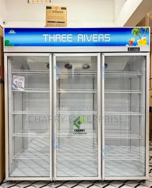 Three Rivers Showcase Fridge 1350L Beverage Cooler Display Fridge