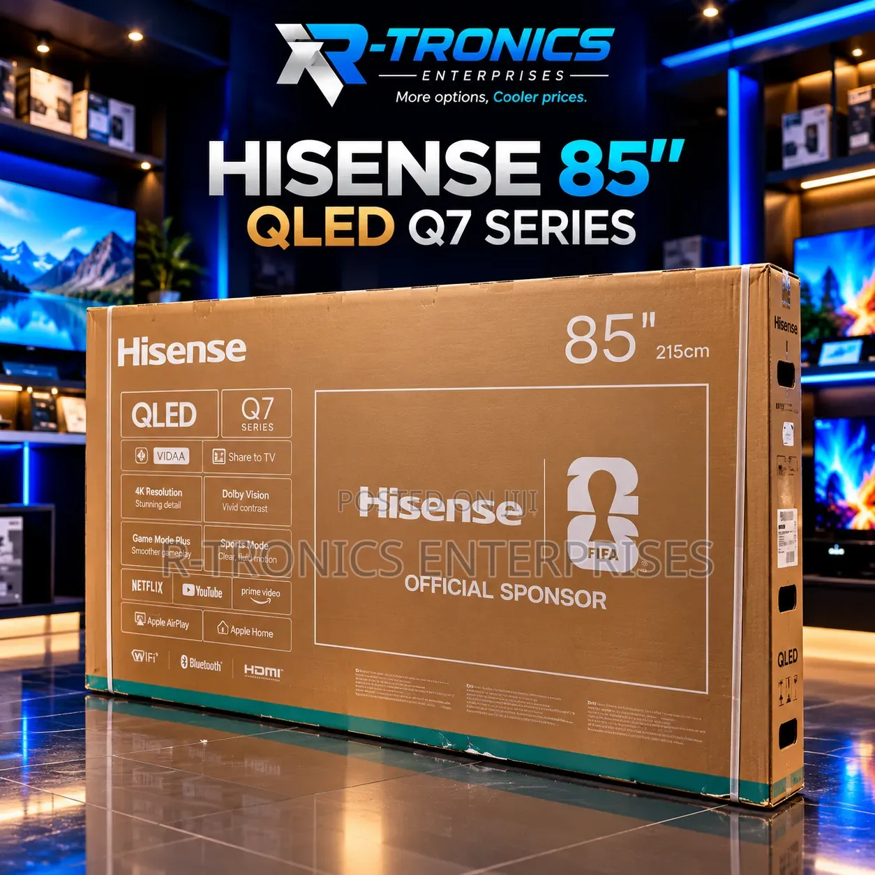 Hisense 85-Inch QLED Q7 Series Smart TV