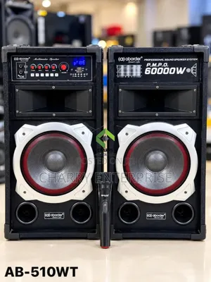 Aborder Speaker
AC/DC 60000W Yenye Nguvu With Microphone