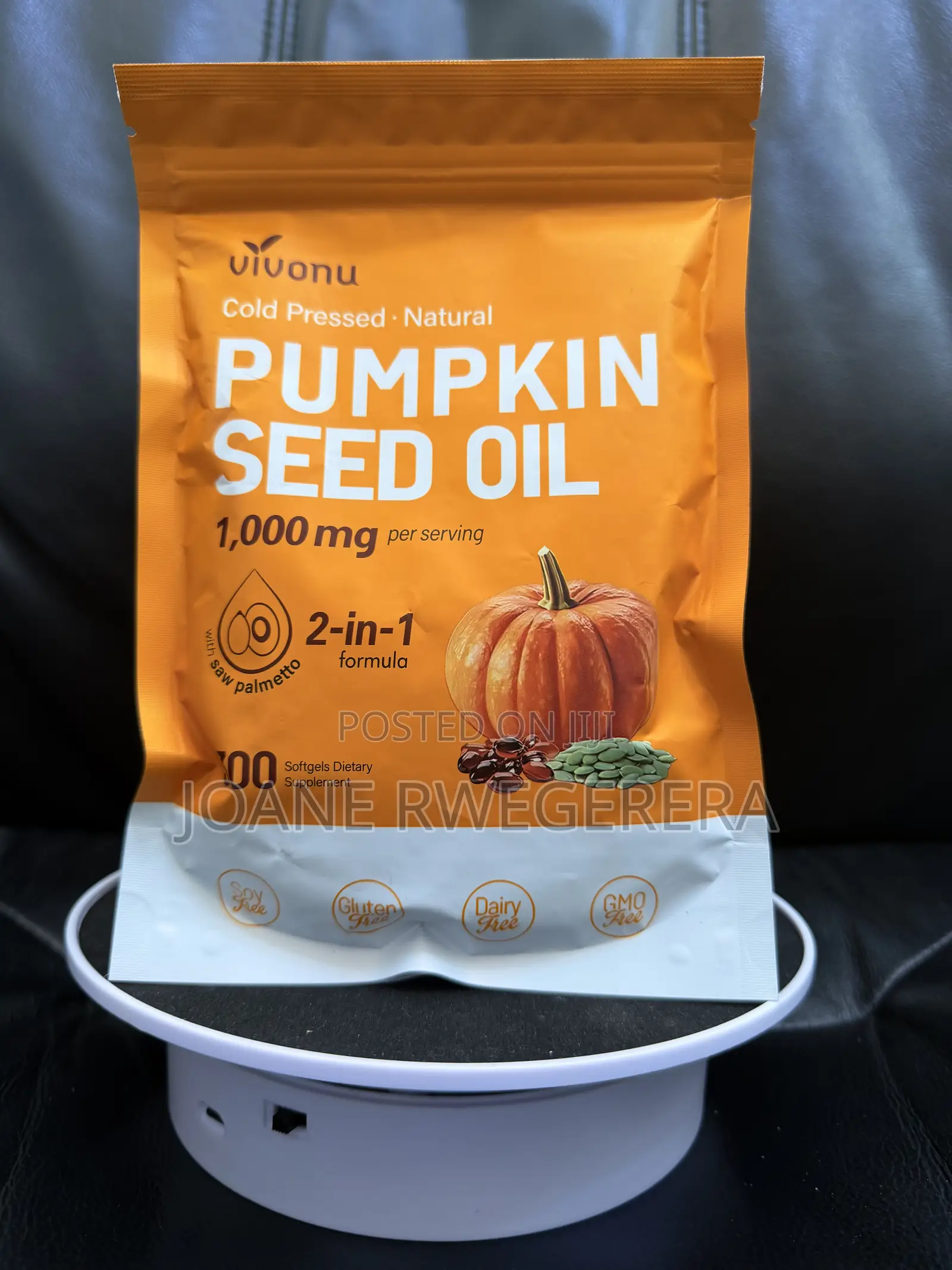 Pumpkin Seed Oil With Saw Palmetto Softgels
