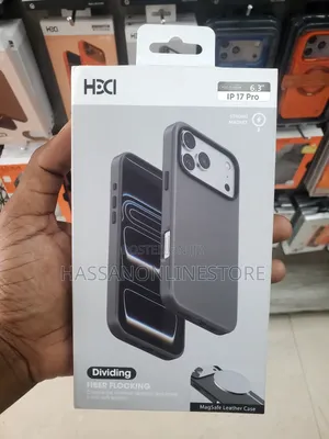 Haodidi Dividing Series MagSafe Leather Case for iPhone 17 Pro