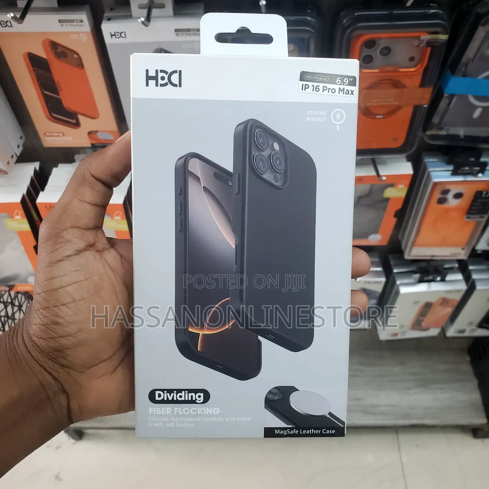HDD Magsafe Leather Case for iPhone 16 Pro Max