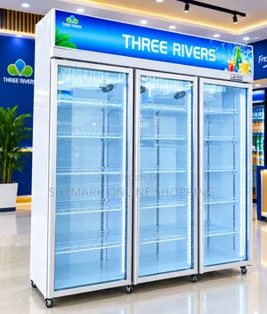Three Rivers 3-Door Showcase Display Refrigerator 1350L