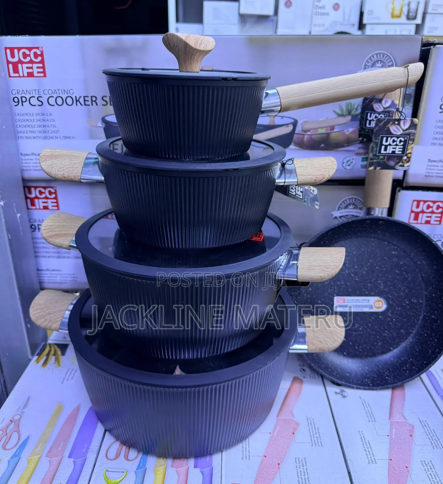 UCC Life Cookware Set Support Induction Cooker