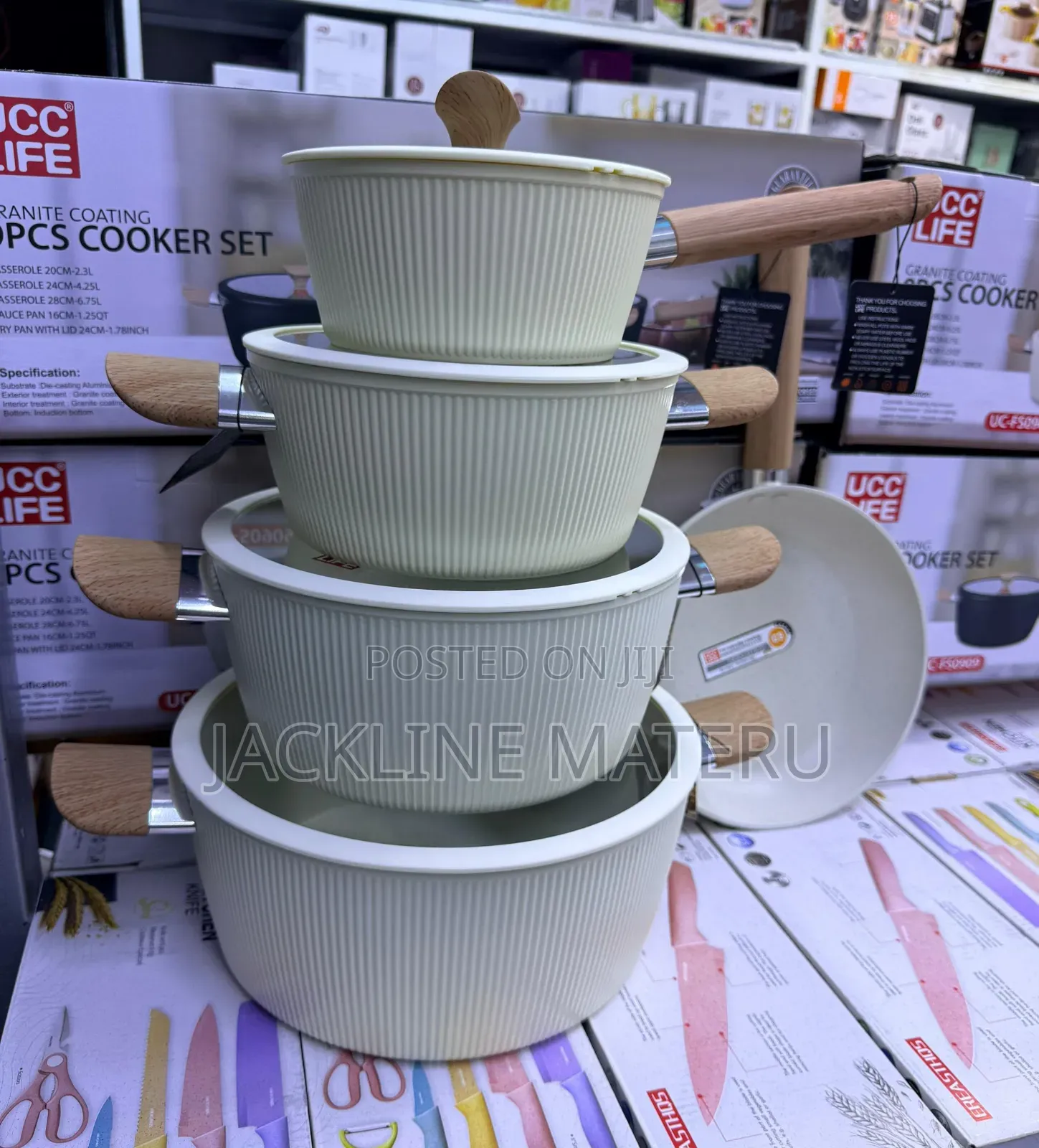 UCC Life Cookware Set Support Induction Cooker