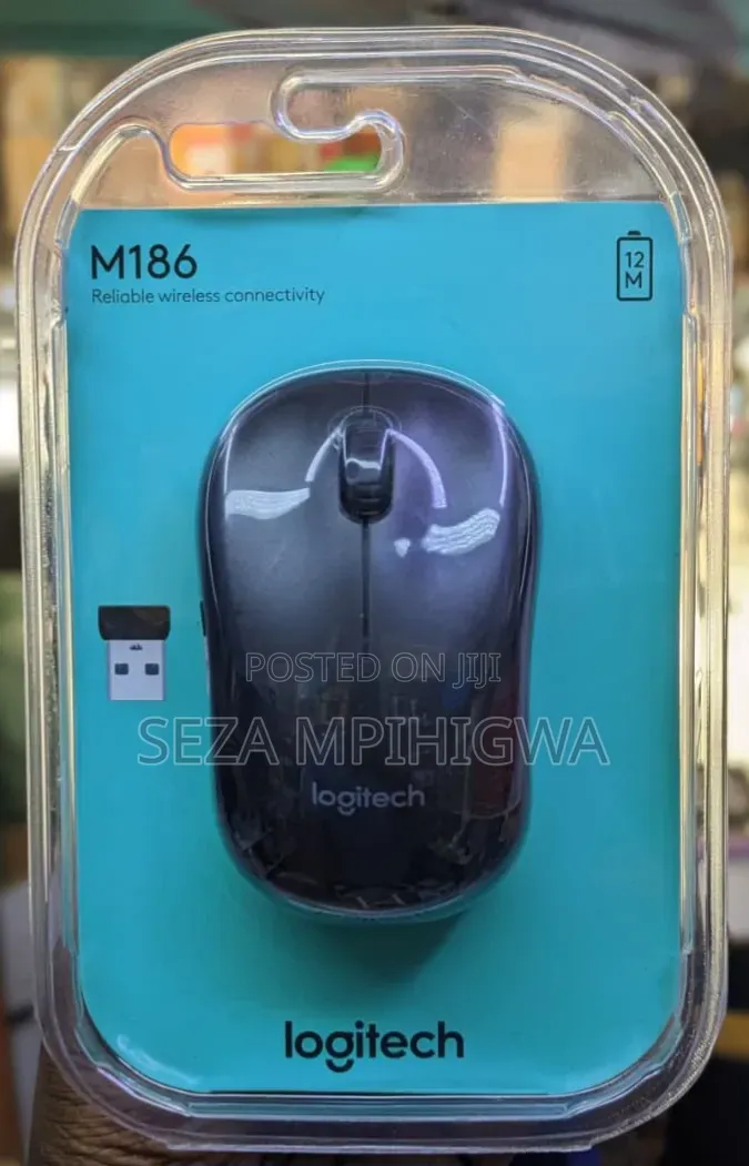 *Logitech Wireless Mouse M186*