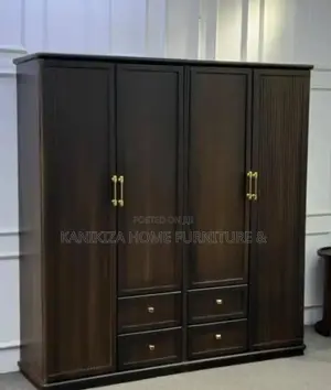 Wardrobe Ya Milango Minne Rangi Ni Mate Brown