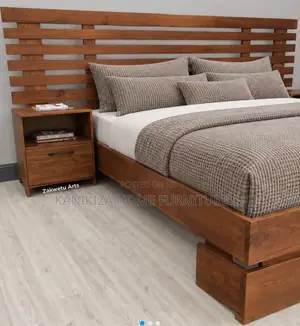 Modern and Unique Bed Size 5/6 Material Ni Mbao Ya Mninga