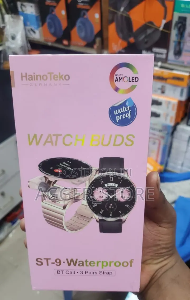 Haino Teko ST-9 Watch Buds, a 2-in-1 Smartwatch
