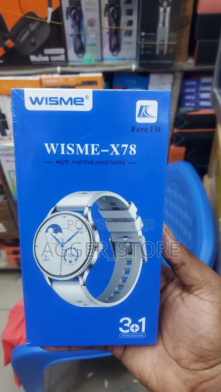 WISME-X78 Round Smartwatch Set