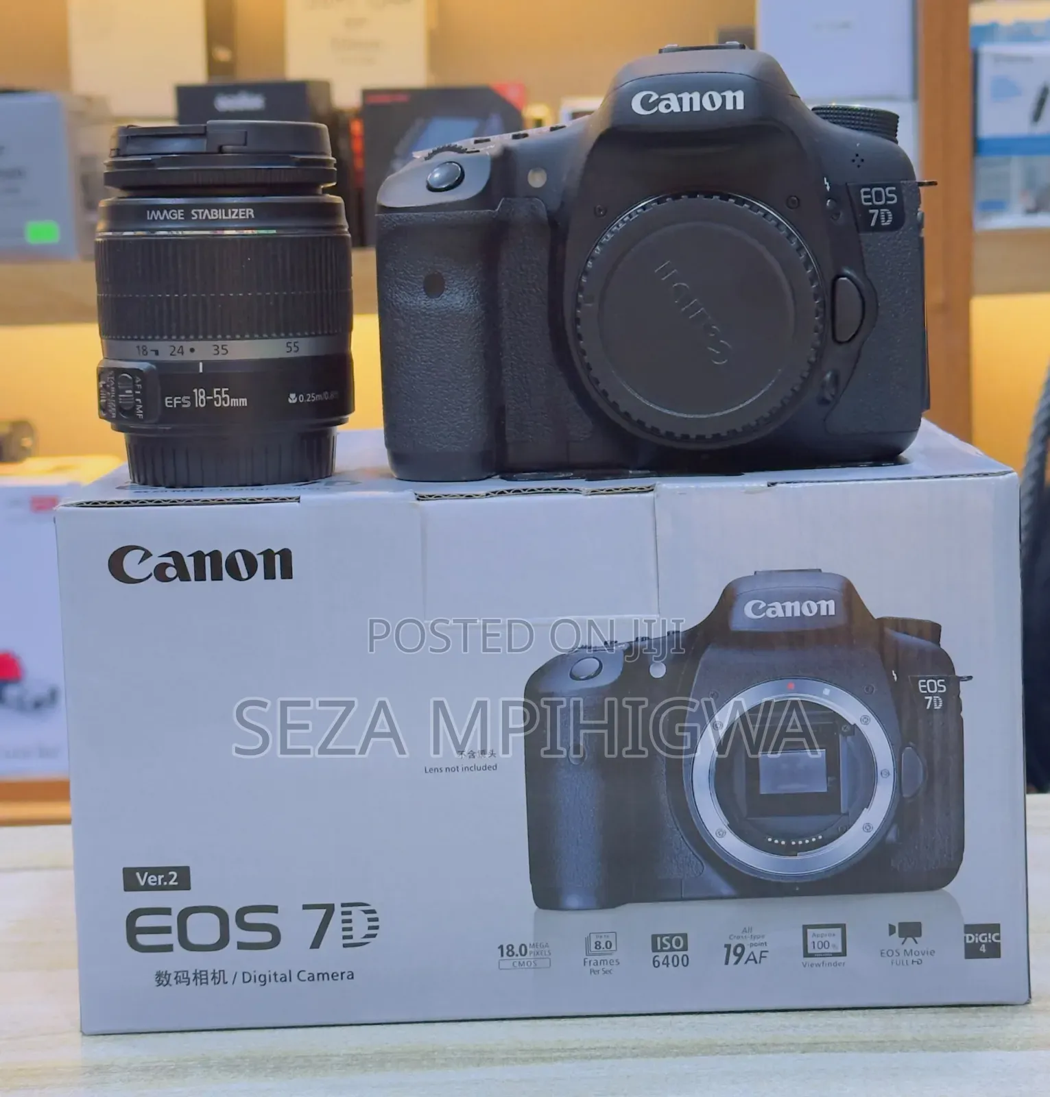 Canon EOS 7D DSLR Camera + 18-55mm Lens (Clean / Full Box)