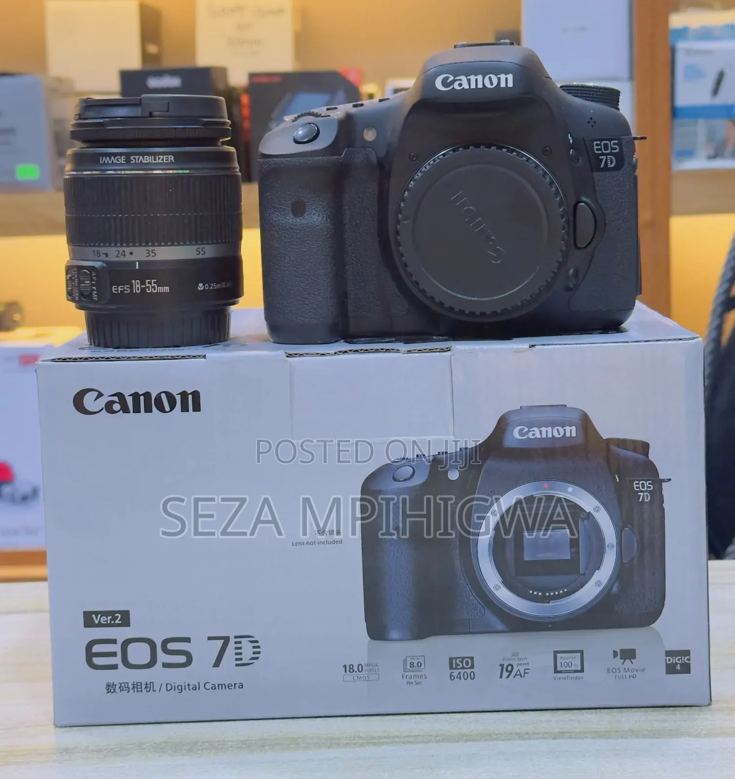 Canon EOS 7D DSLR Camera + 18-55mm Lens (Clean / Full Box)