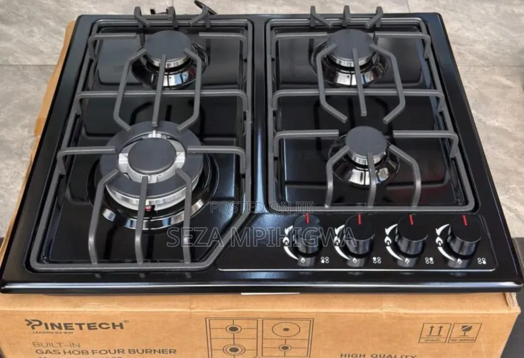 Finetech 4-Burner Built-in Gas Hob / Jiko La Gesi La Kupachika