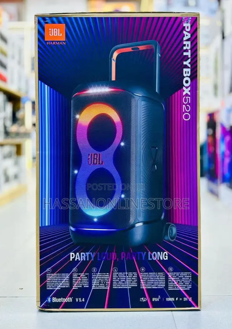 JBL Partybox 520 400w Portable Party Speaker