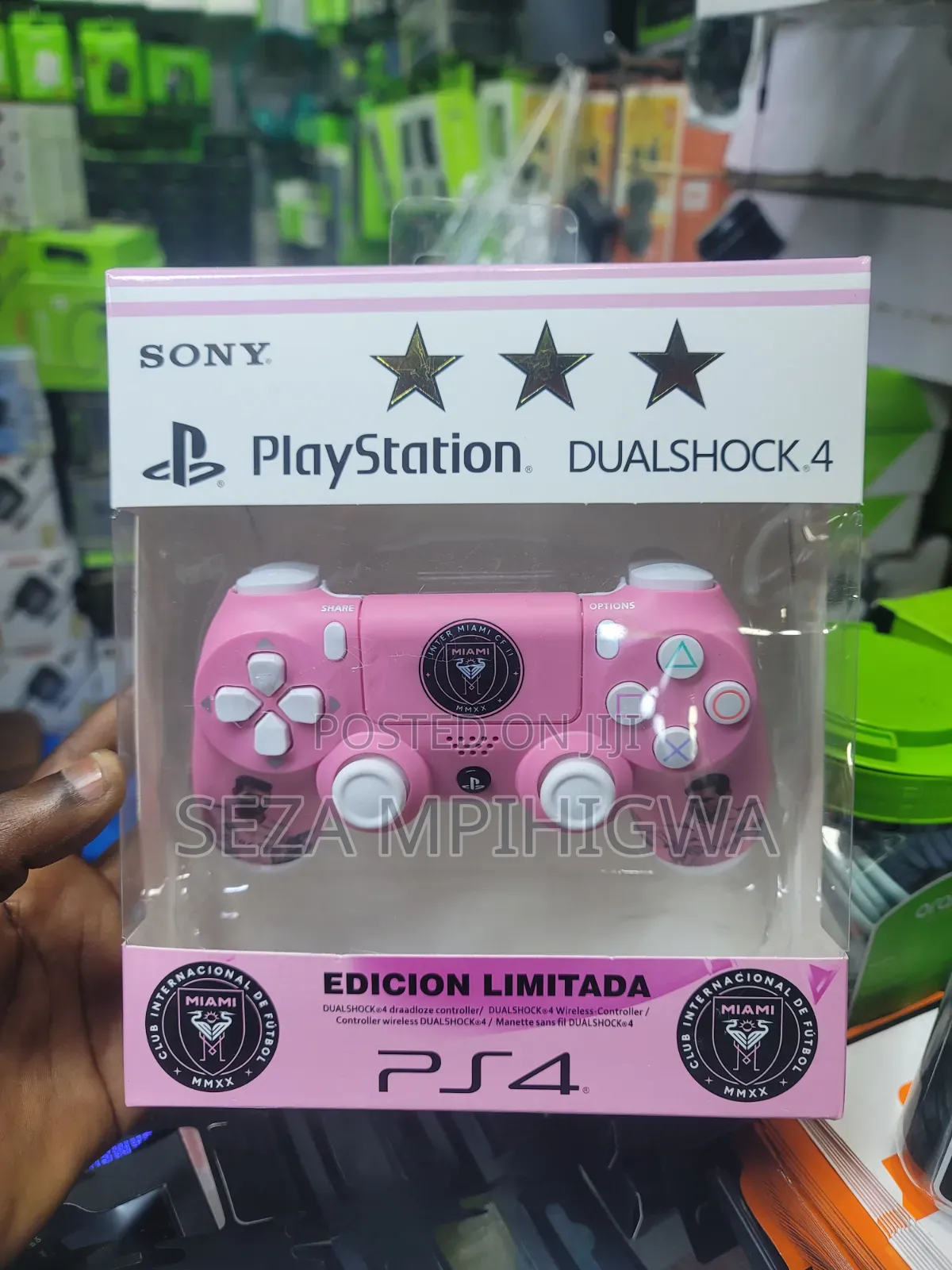 PS4 Wireless Controller Limited Edition – Inter Miami / Messi Pink
