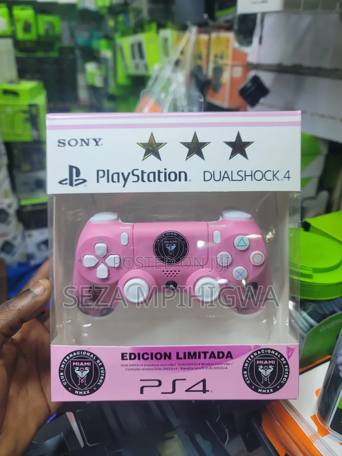 PS4 Wireless Controller Limited Edition – Inter Miami / Messi Pink
