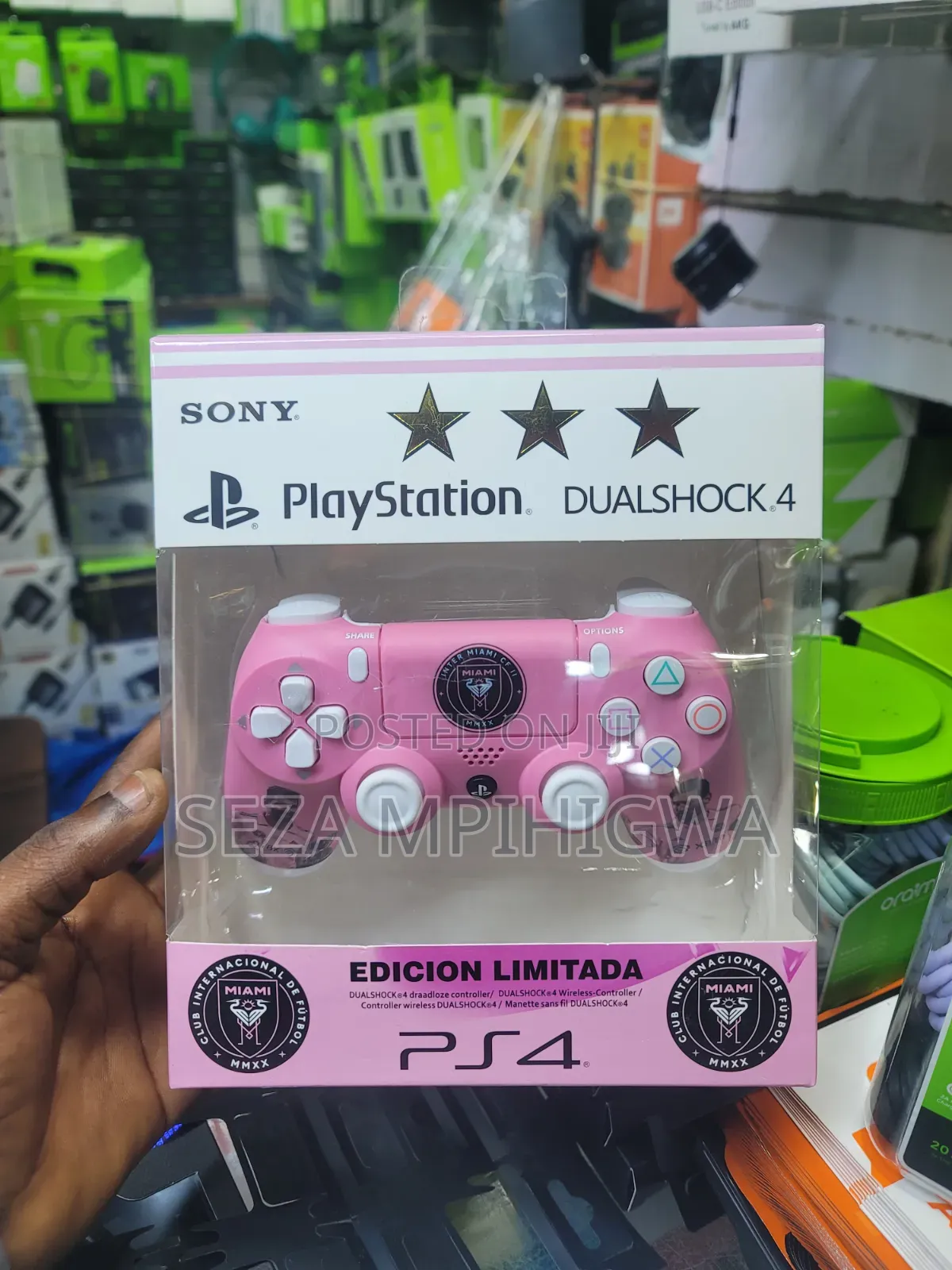 PS4 Wireless Controller Limited Edition – Inter Miami / Messi Pink