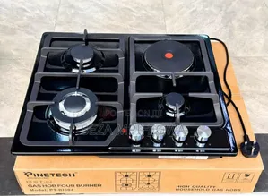 Pinetech 4-Burner Built-in Gas & Electric Hob (PT-BI004)