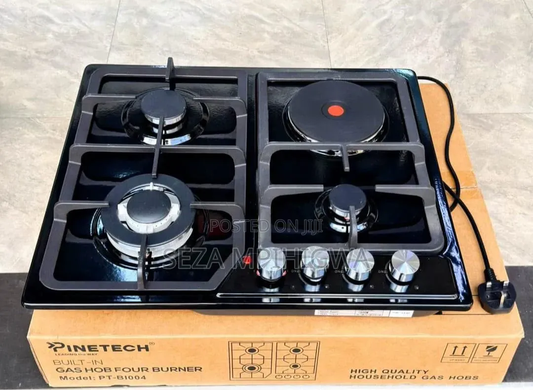 Pinetech 4-Burner Built-in Gas & Electric Hob (PT-BI004)