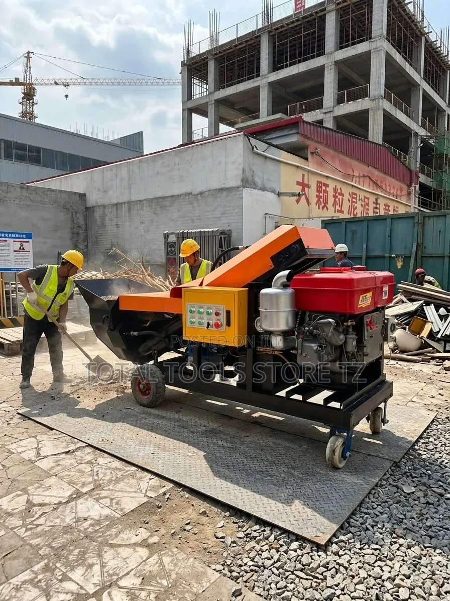 Diesel Concrete Pump 20HP / Secondary Structure Concrete PUMP
