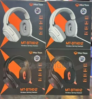 Meetion MT-BTH012 Wireless Gaming Headset (White & Black) - Brand New