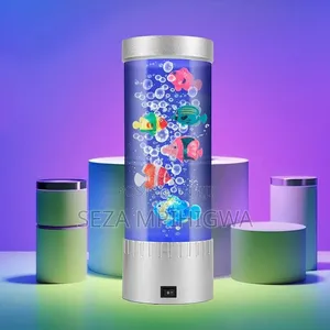 LED Cylinder Bubble Fish Lamp - Taa Ya Mapambo Ya Mfano Wa Aquarium