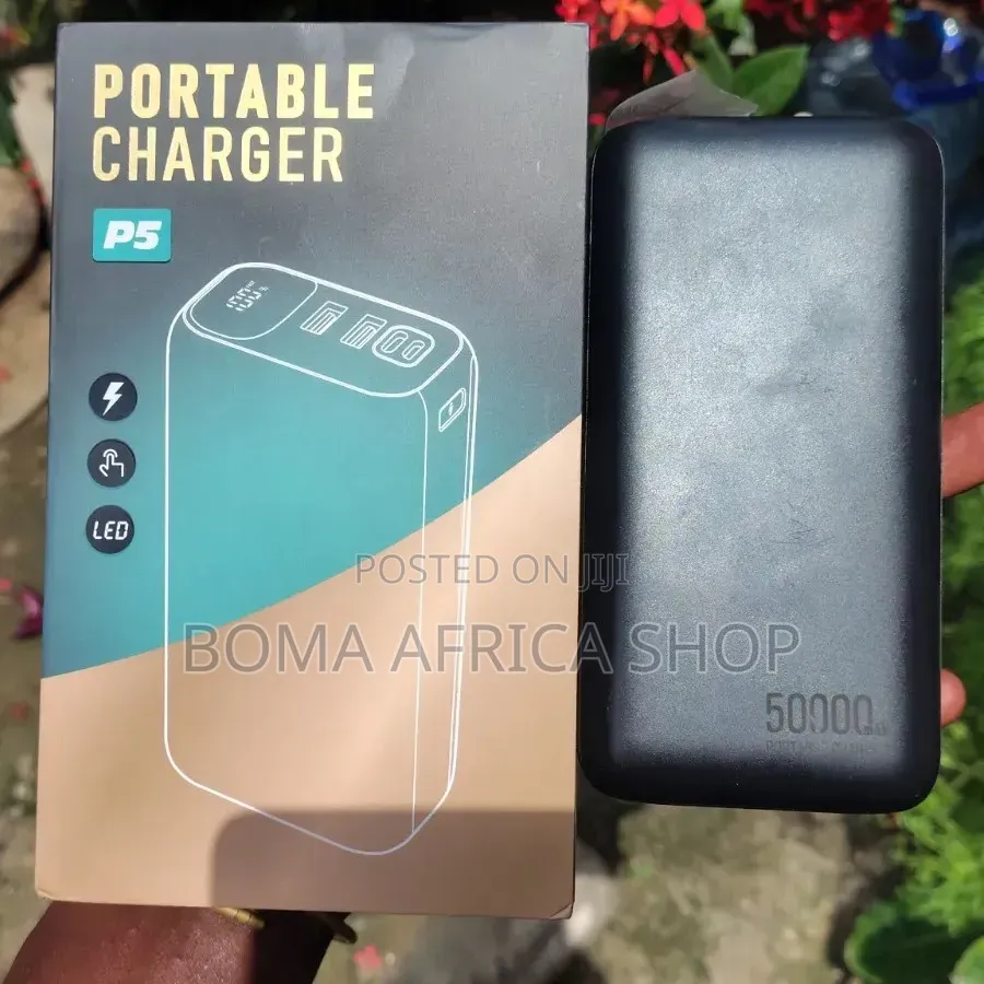 50,000mah Portable Power Bank 22.5W Fast Charging for Cell Phone