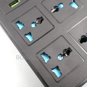 6 2500W Universal Socket Extension 3M Electric Extension With Switch