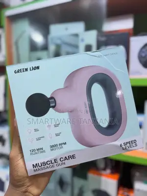 Green Lion Muscle Care Massage Gun 120 Min Runtime, 3800 RPM, 6 Speeds
