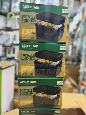 Green Lion Portable Lunch Box With 8000mAh Battery, 1 Liter Capacity