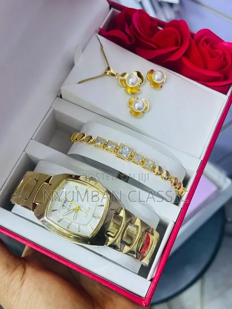 Watches, Bracelet,Earings,Chain