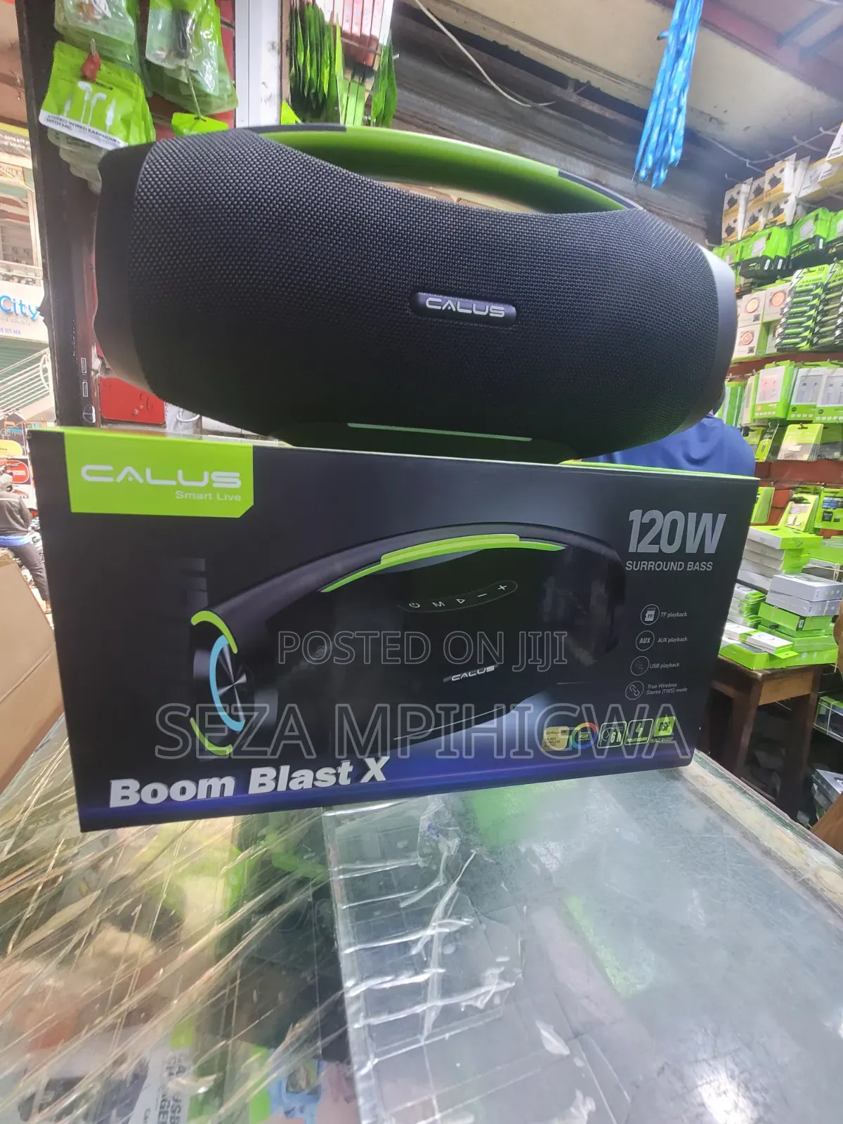 ​Calus Boom Blast X 120W Wireless Speaker (Bass Nzito/