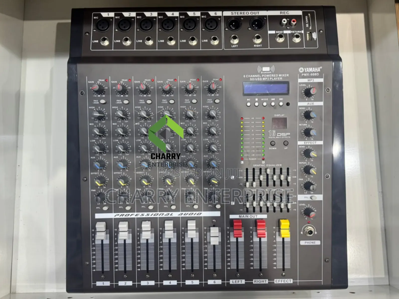 YAMAHA POWERED Audio MIXER PMX602DU Njia Sita 6 Channel
