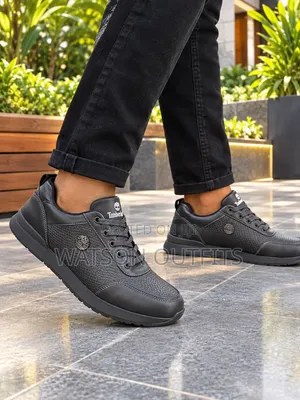 Men's Leather Sneaker Shoes in Timberland Stamp Design on Side