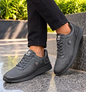 Men's Leather Sneaker Shoes in Timberland Stamp Design on Side