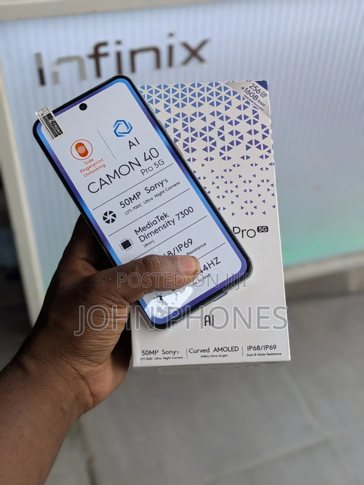 New Tecno Camon 40 256 GB Black